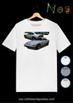 tee shirt unisex Opel GT 1900 blanche av/ar