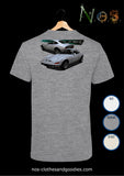 tee shirt unisex Opel GT 1900 blanche av/ar