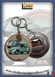 Badge/magnet/bottle opener key ring Citroën 2CV AZ 1957 