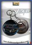 Badge / magnet / bottle opener key ring BMW 1602 black