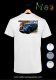 tee shirt unisex Peugeot 202 bleue