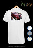 unisex t-shirt Peugeot 202 red