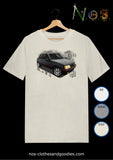 tee shirt unisex Peugeot 205 1.9 GTI noire "avant"