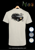 tee shirt unisex Peugeot 205 1.9 GTI noire "avant"