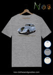 unisex t-shirt Peugeot 402 gray