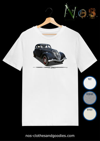 unisex t-shirt Peugeot 402 black