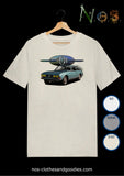 tee shirt Peugeot 504 coupé verte