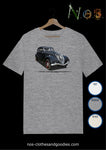tee shirt unisex Peugeot 402 noire
