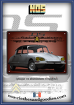 Plaque métal décorative Citroën DS 21 pallas solo