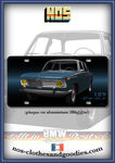 US license plate BMW 1602 orange