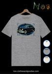 tee shirt unisex Pontiac chieftain bleue 1950