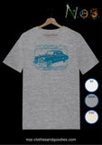 tee shirt unisex Pontiac chieftaine bleue 1950  graphique