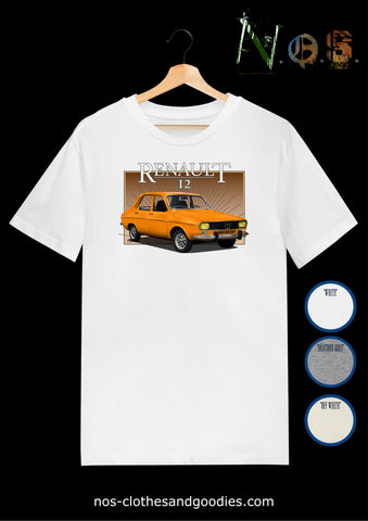 tee shirt Renault 12 orange