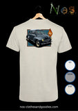 Renault 4cv six mustache unisex t-shirt