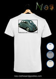 tee shirt unisex Renault 4cv verte arrière