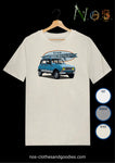 tee shirt  Renault 4L bleu originale