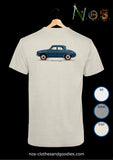 Renault Dauphine 1961 profile unisex t-shirt