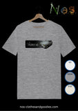 unisex t-shirt Simca rounded elysèe gray 1959