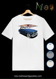 Simca rounded unisex t-shirt large royal blue II