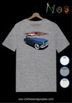 tee shirt unisex Simca aronde grand large bleu royal II