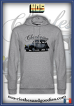 sweat capuche unisex Citroën 2cv charleston grise