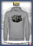 sweat capuche unisex Citroën Ami 6 blanche tableau de bord