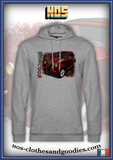 sweat capuche unisex Fiat 500 A topolino rouge