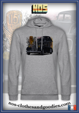 sweat capuche unisex Citroën traction 15 six H noire