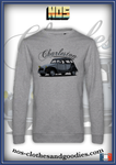 classic Citroën 2cv Charleston gray sweatshirt