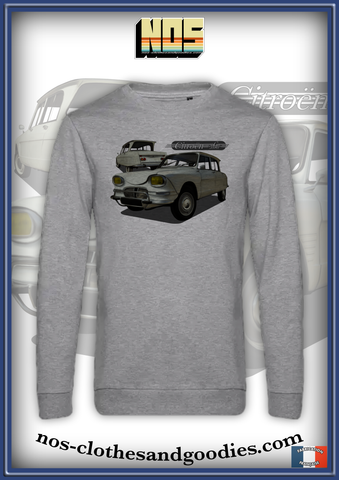 sweat classique Citroën Ami 6 blanche av/ar