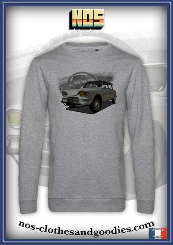 sweat classique Citroën Ami 6 blanche tableau de bord