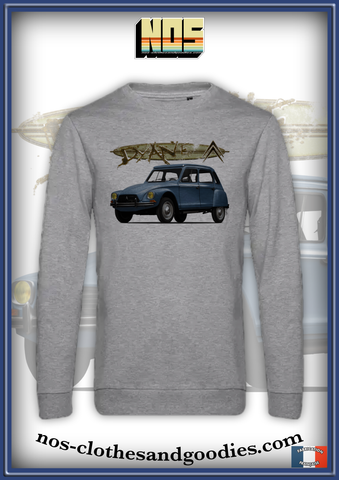 classic Citroën Dyane blue sweatshirt 1981