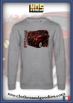 classic sweatshirt Fiat topolino 500A red