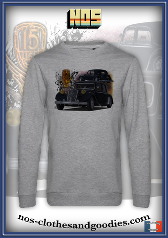 classic sweatshirt Citroën Traction 15 -SIX H black 1955