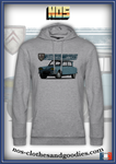 sweat capuche unisex Citroën Ami 6 bleu 1963