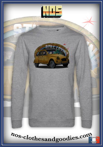 classic Citroën 2cv yellow Paris sweatshirt