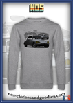 sweat classique Citroën DS 21 Pallas grise "full view"