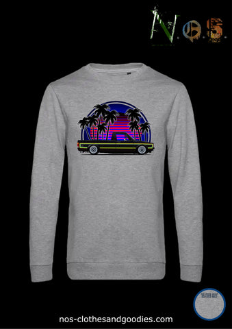 classic VW caddy Night sun sweatshirt