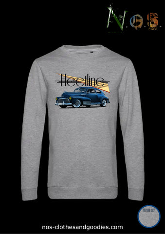 classic blue chevrolet fleetline sweatshirt 1947