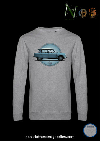 classic Citroën Ami 6 blue “profile” sweatshirt