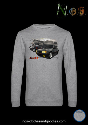 classic black Peugeot 205 GTI “full view” sweatshirt