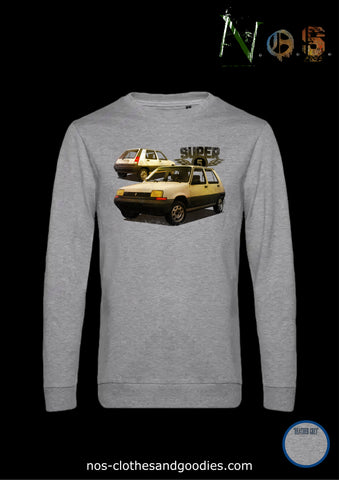classic sweatshirt Renault super 5 before/after 1984