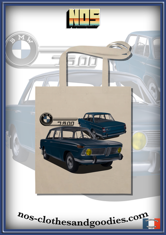 Tote bag BMW 1500 bleu avant /arrière