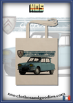 tote bag Citroën Ami 6 bleue 1963