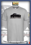 Tee-shirt unisex Citroën Traction 7C coupé 1937 noire