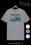VW cox 1302 blue “graphic” unisex t-shirt