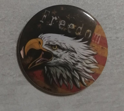 Badge/magnet/porte clé décapsuleur  aigle usa freedom
