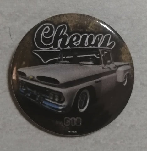 badge/magnet/porte clé décapsuleur chevrolet C10 1960