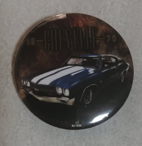 Badge/magnet/keychain bottle opener Chevrolet Chevelle SS 1970
