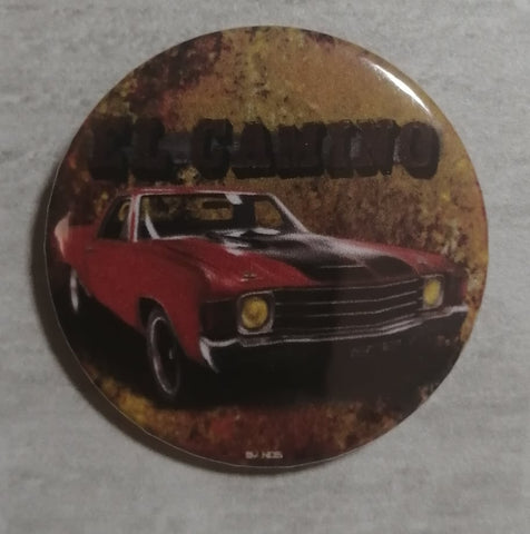 badge/magnet/porte clé décapsuleur el camino 1972
